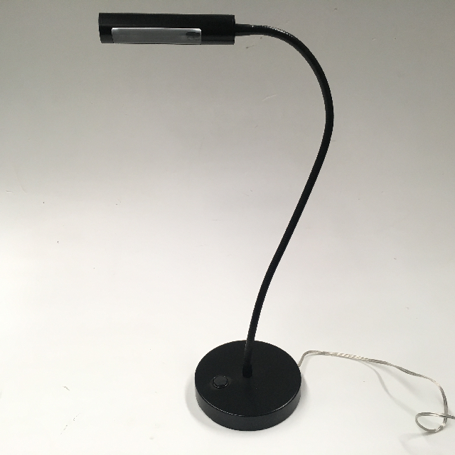 LAMP, Desk Lamp - Black Contemp Slimline